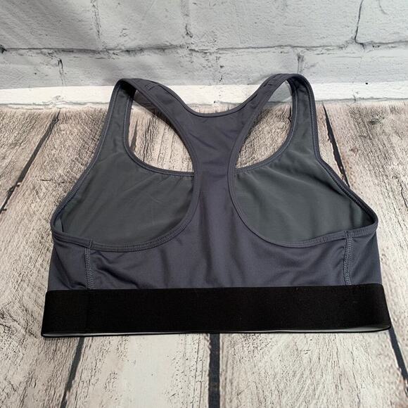 VICTORIA SPORT Women’s “The Player” Grey/Black RacerBack Sports Bra /Size: Small - Picture 4 of 7